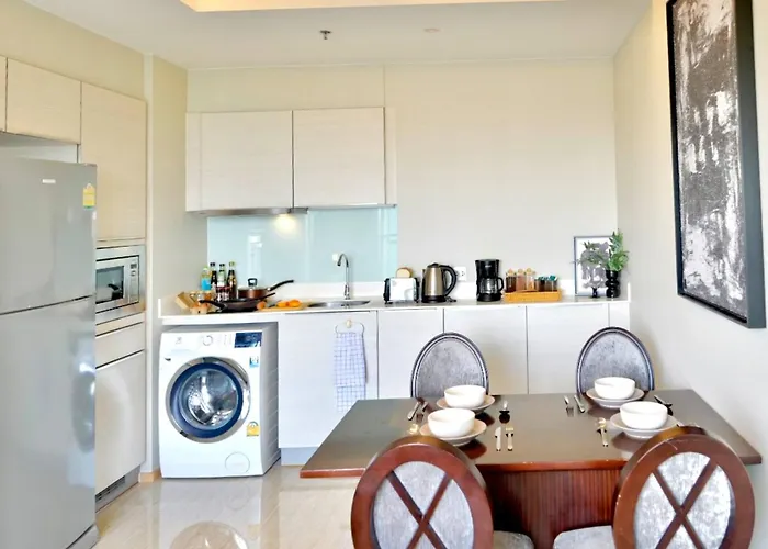 5min Metro | Kingbed | Kitchen Full | Netflix Wifi バンコク都